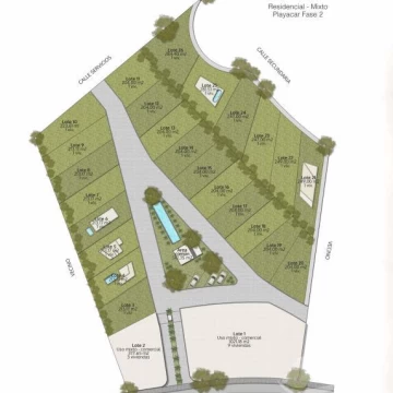 Terreno En Venta  Playa del Carmen Playacar F2
