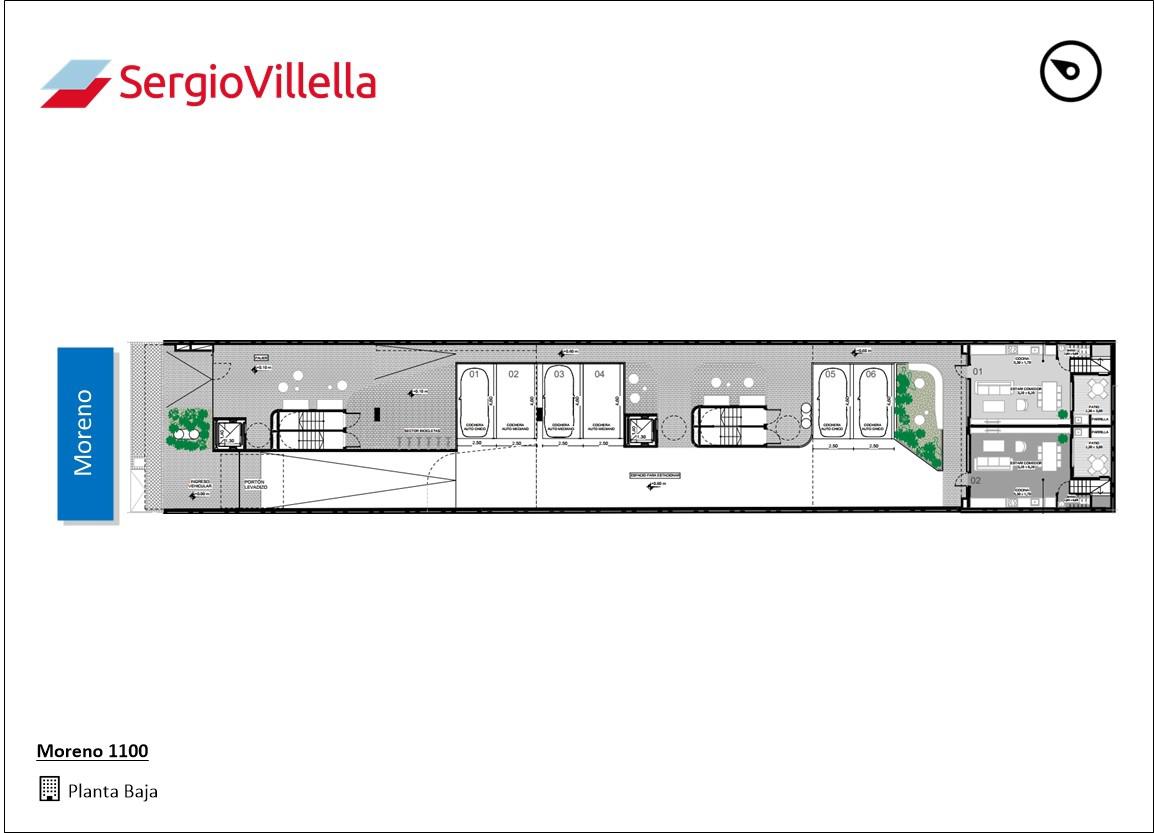 Departamento dúplex en venta  de 2  dormitorios con terraza exclusiva y patio - Rosario Centro