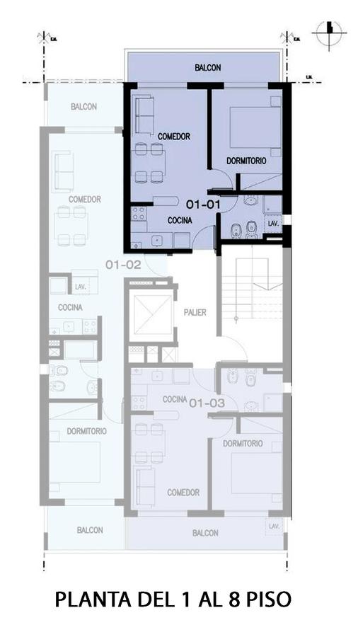 1 dormitorio en venta en Rosario