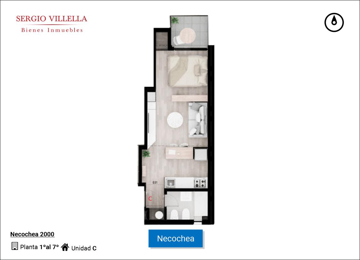 Monoambiente a la venta - Rosario