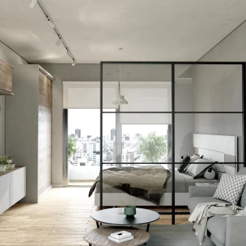 Av. Pellegrini 400 - Departamento monoambiente en venta  - Rosario Martin
