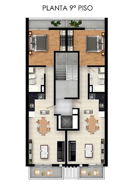 1 dormitorio en venta en Rosario