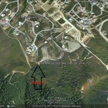 Terreno en venta en Pedregal de Valle Alto, Monterrey NL.