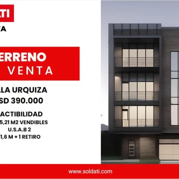 Amplio Terreno a 6 cuadras de Gral Paz y Constituyentes - venta