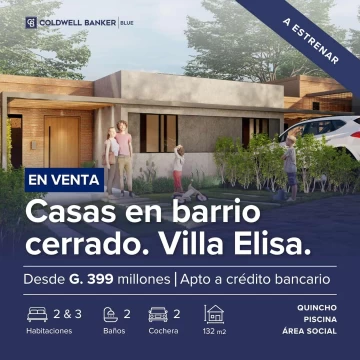 Tu Casa en un Barrio Cerrado en Villa Elisa