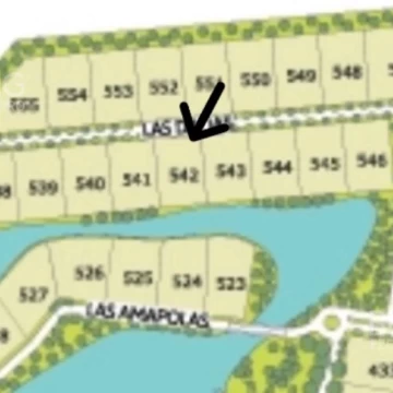Terreno en  Campos de Roca II con donde al lago
