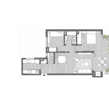 Departamento - Colegiales