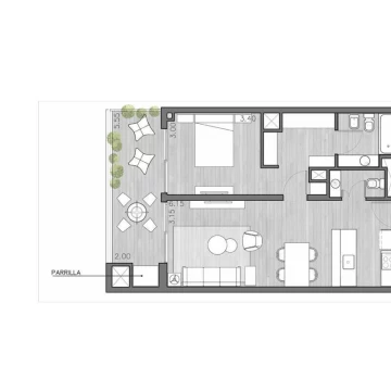 Departamento - Colegiales