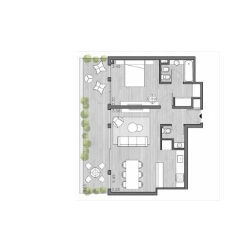 Departamento - Colegiales