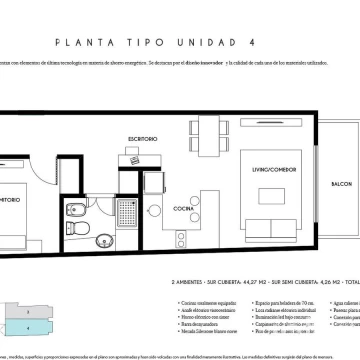 Departamento - Barrio Norte