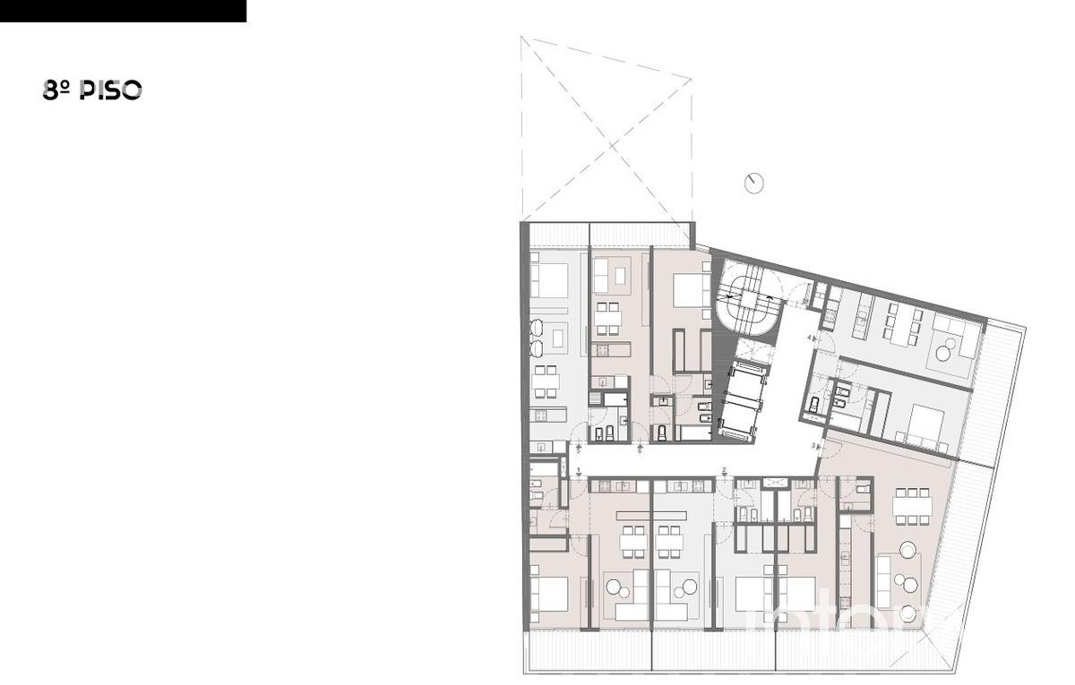 plano planta piso 8