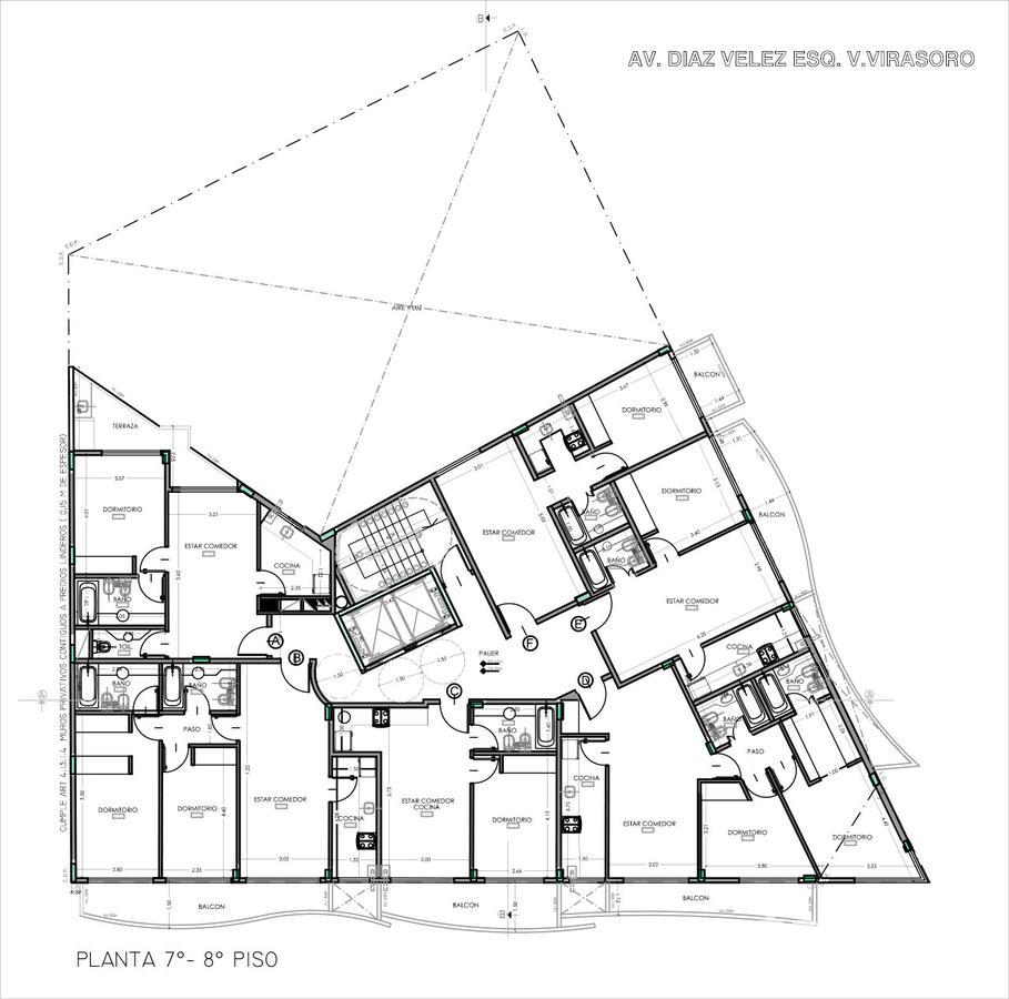 plano planta piso 7 y 8