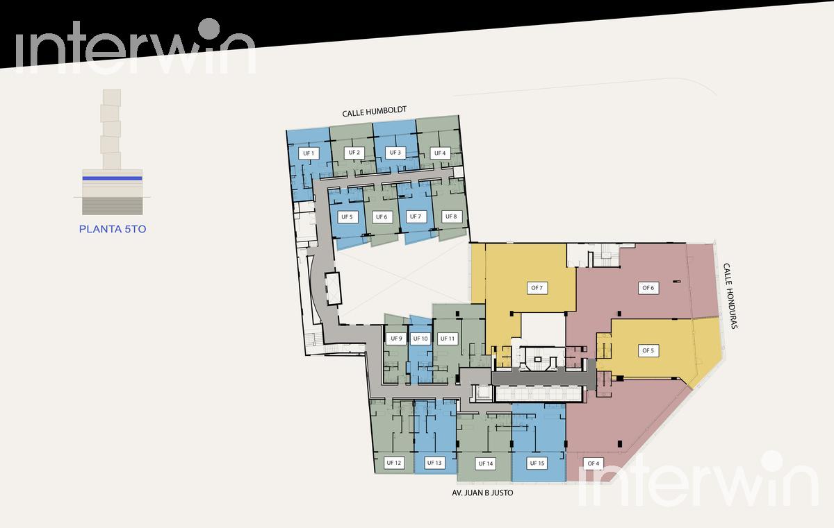 plano planta piso 5
