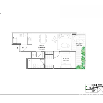 Departamento - Palermo