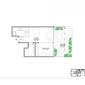 Departamento - Palermo