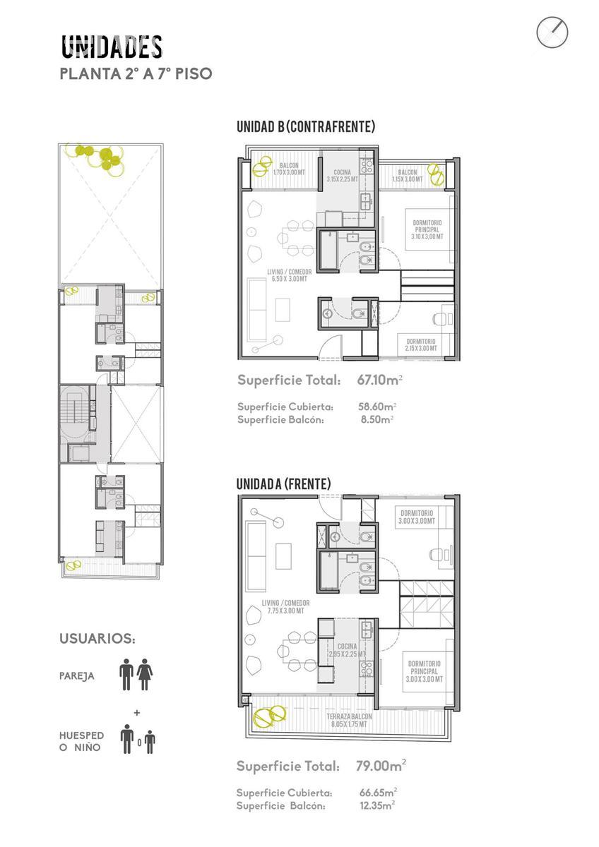 plano planta piso 2 a 7