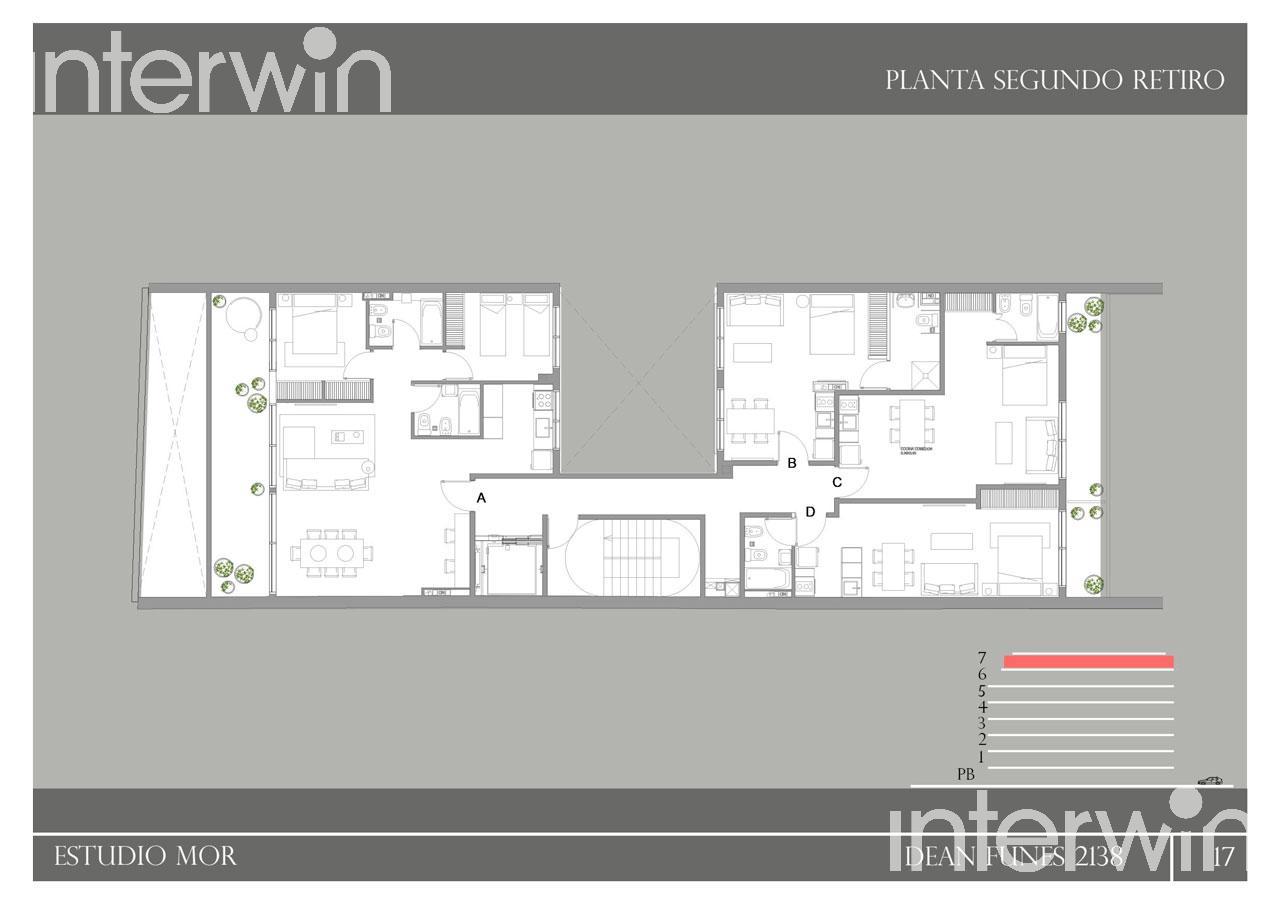 plano planta piso 7