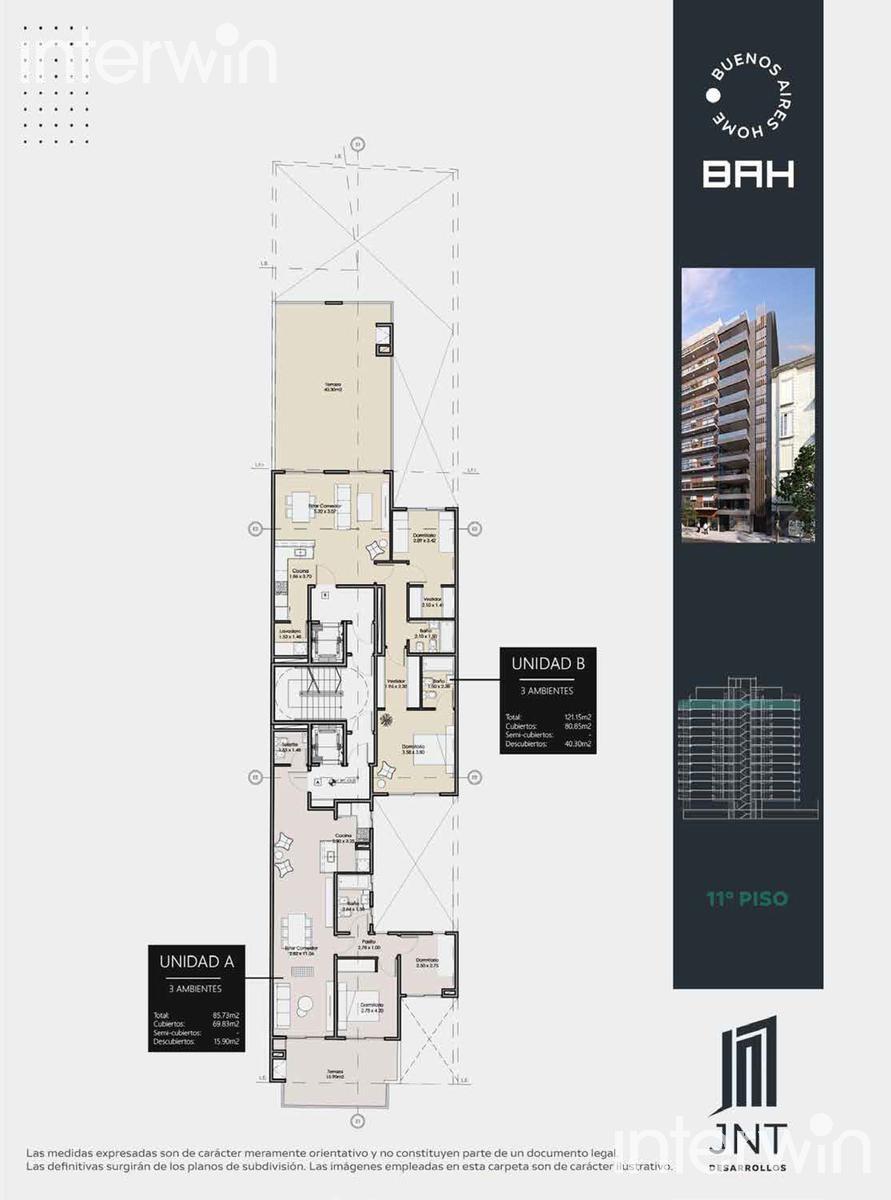 plano planta piso 11