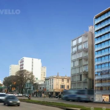 Apartamento en Tres Cruces , 1 dormitorio con renta, contrato vigente.