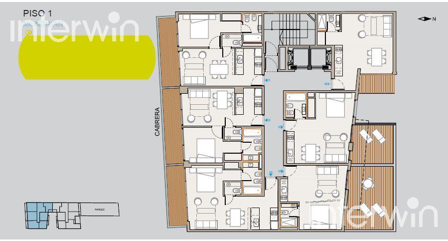 plano piso 1 Mondrian
