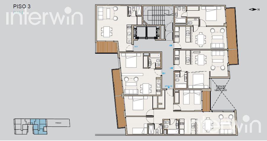 plano piso 3 Dali
