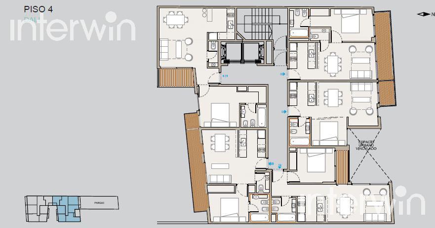 plano piso 4 Dali