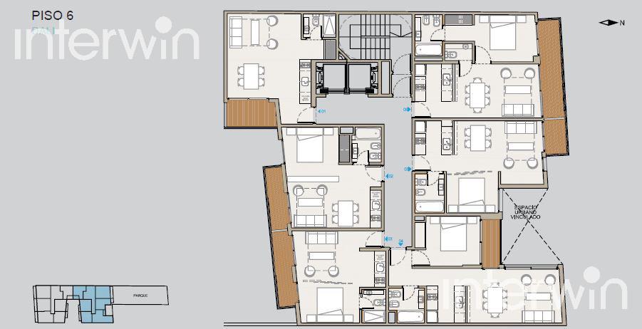plano piso 6 Dali