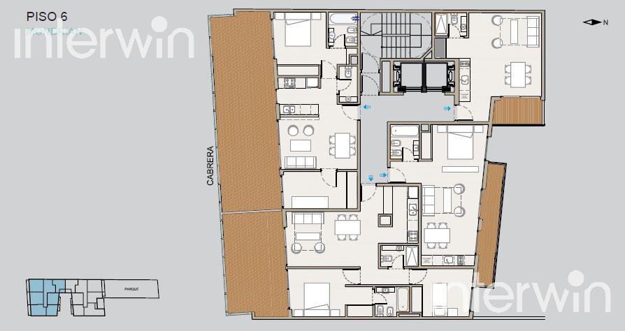 plano piso 6 Mondrian