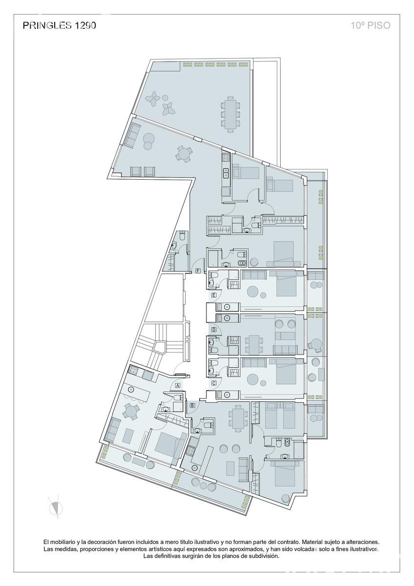 plano planta piso 10
