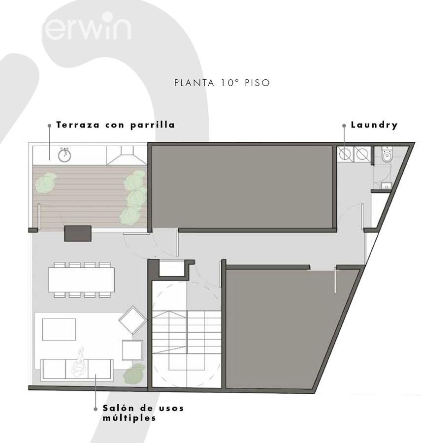 plano planta piso  10