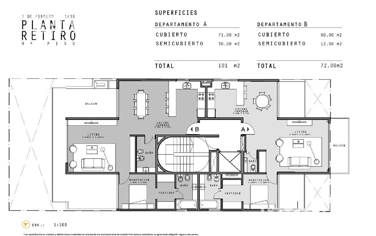 plano planta piso 9