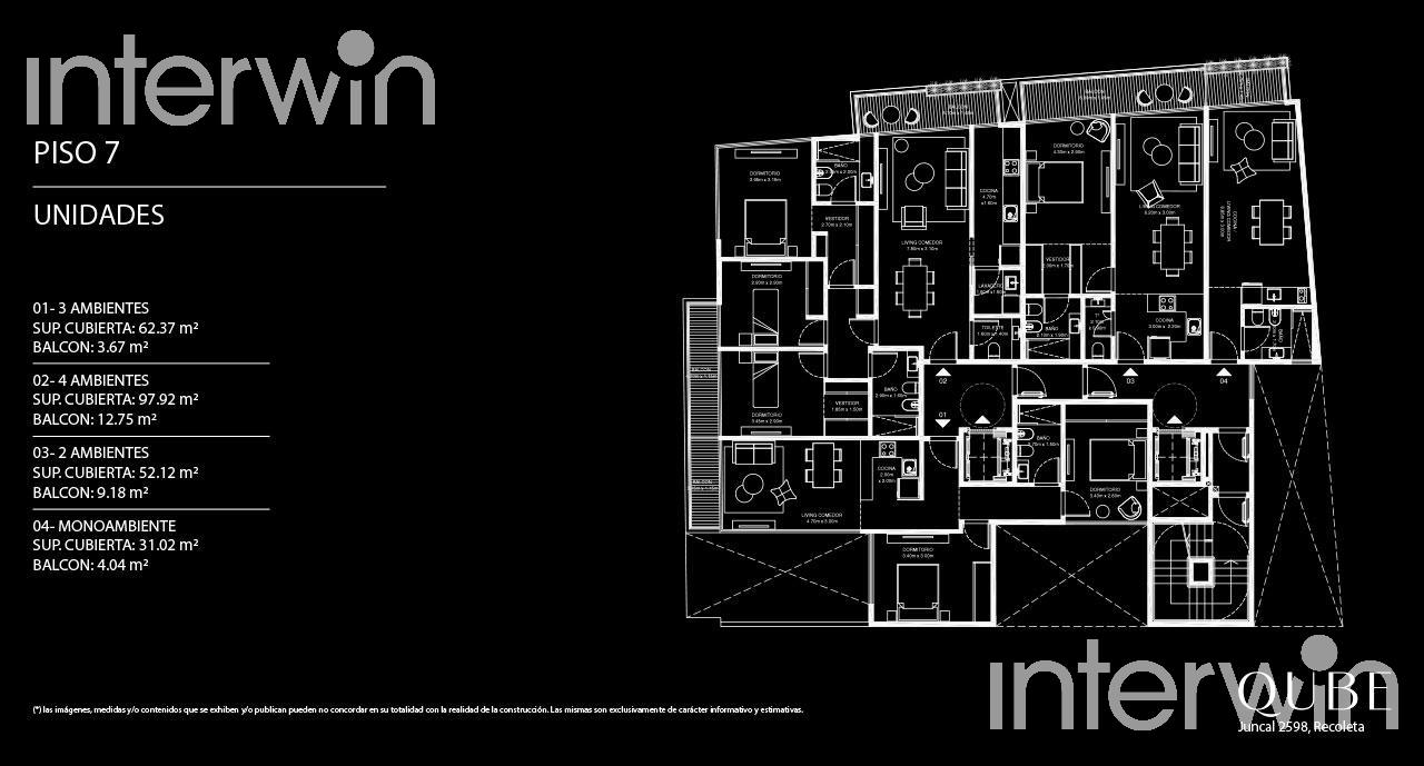 plano planta piso 7