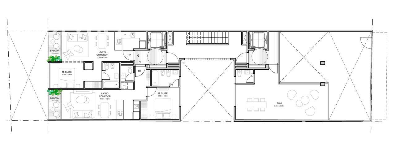 plano planta piso 1
