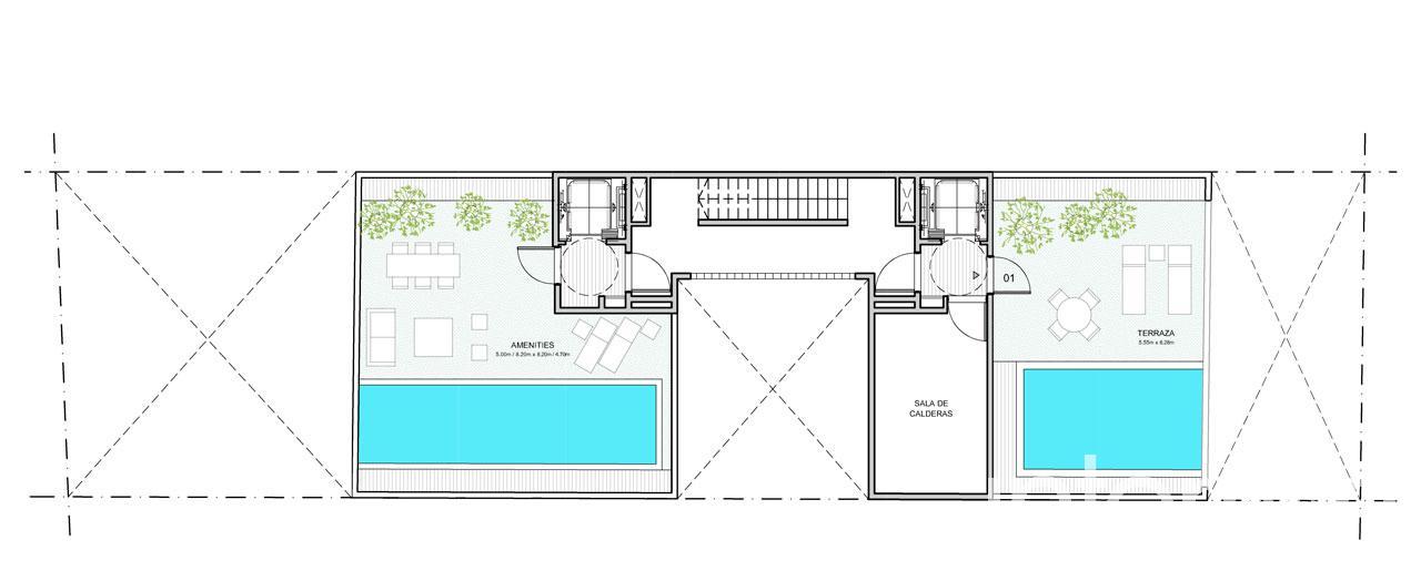 plano planta piso 10