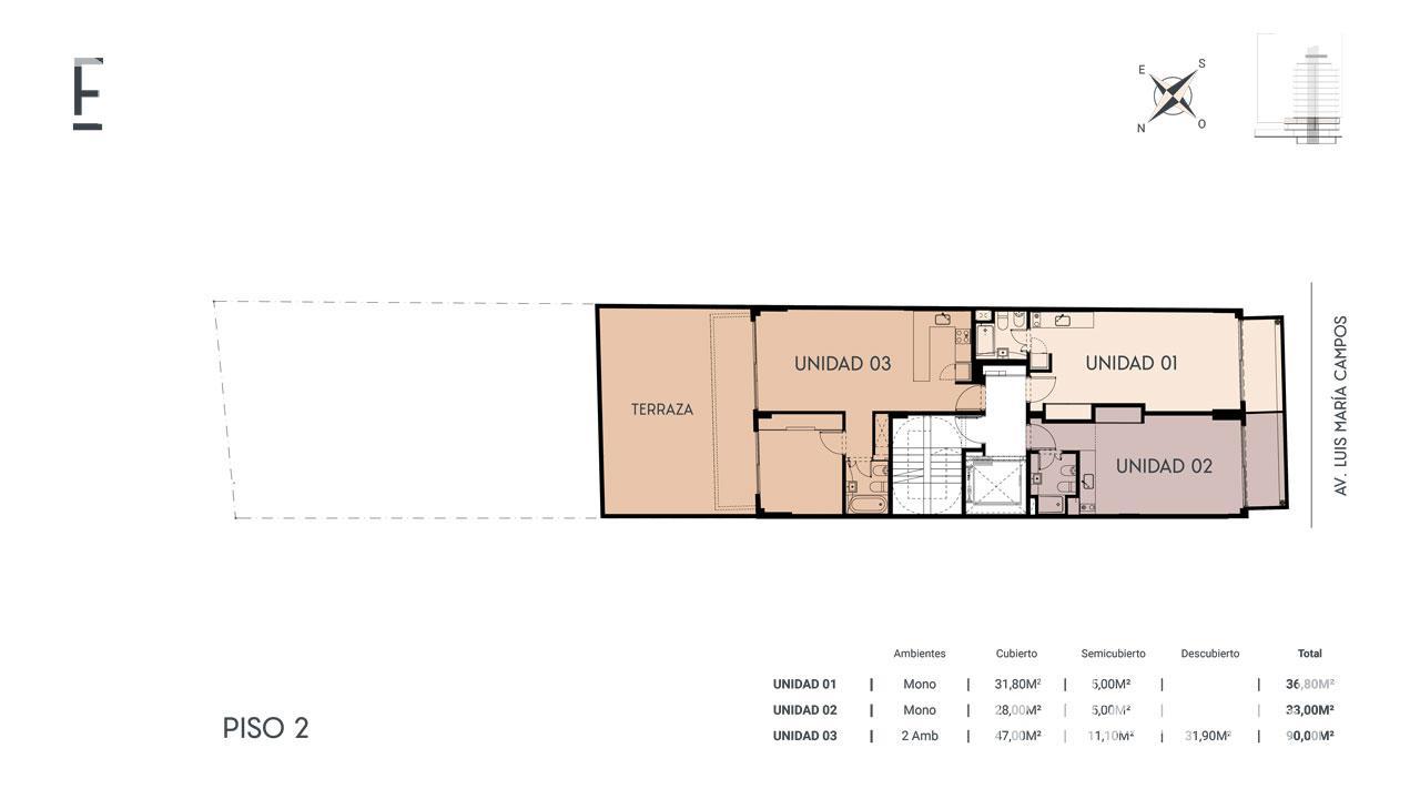 plano planta piso 2