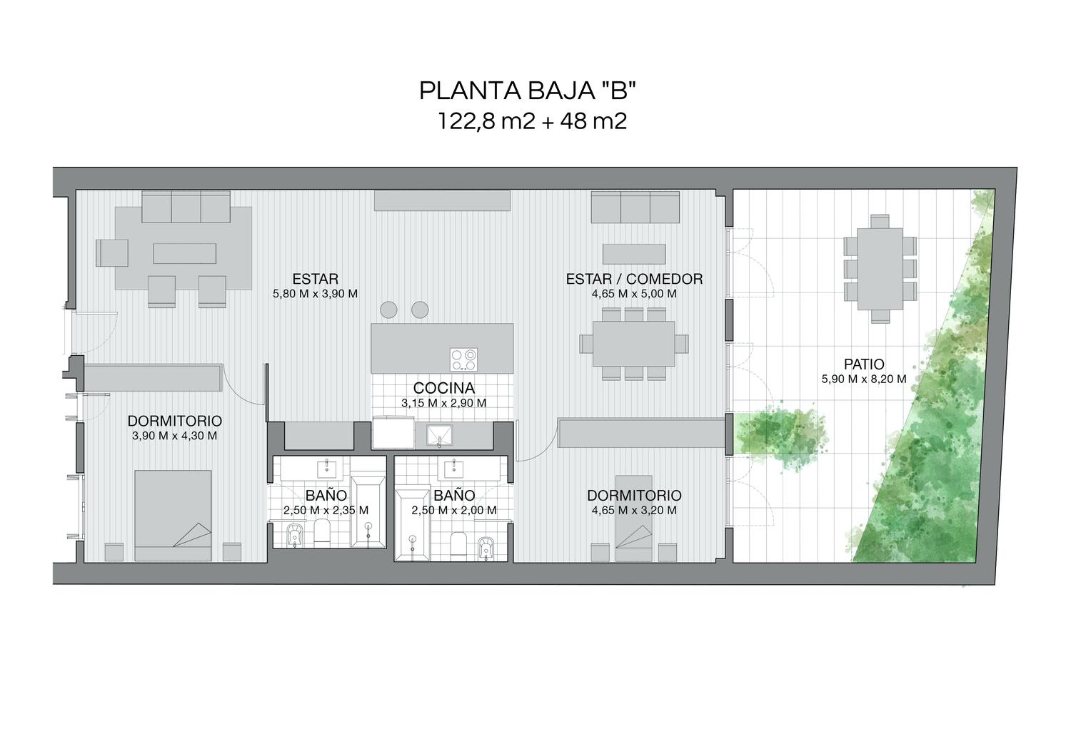 Planta baja B
