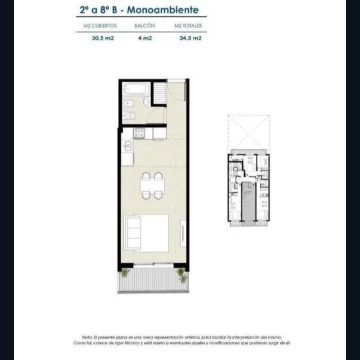 VENTA - MONOAMBIENTE C/BALCÓN - VILLA DEL PARQUE