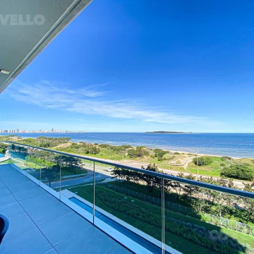 Apartamento en alquiler temporada Venetian 2 dormitorios en suite frente al mar Playa Mansa