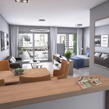 Venta Departamento 2 Ambientes con Balcón y Patio. Full amenities en Caballito, Caballito Norte