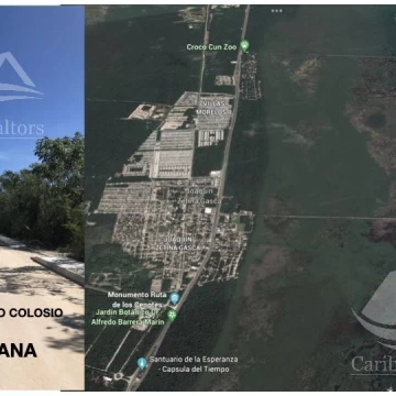 Terreno en Venta Zona Urbana de Puerto Morelos