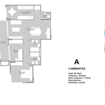 Departamento en Almagro