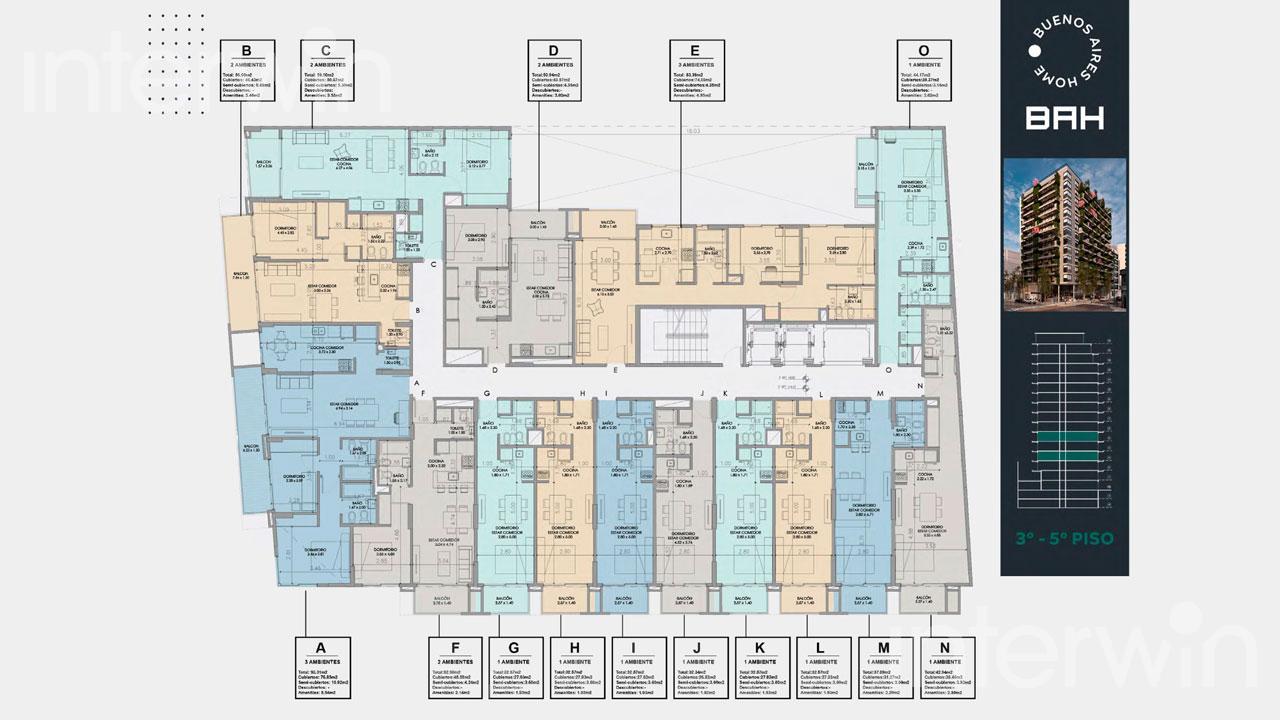 plano planta piso 3-5