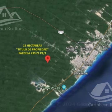 Lote Playa del Carmen con Cenote Riviera Maya
