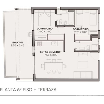 Departamento - Villa Santa Rita