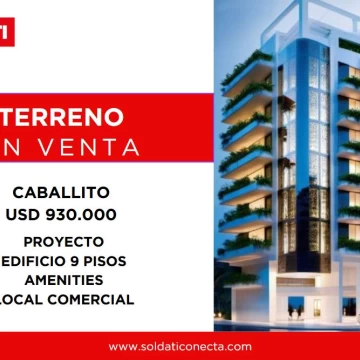 Venta Proyecto de edificio de viviendas con planos aprobados, 1500m2 vendibles en Caballito