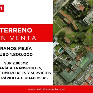 Terreno en Venta - Ramos Mejia