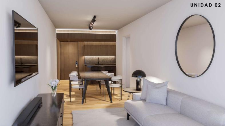 Living comedor y cocina