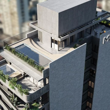 Venta departamento 3 dormitorios frente piscina quincho construcción  Rosario