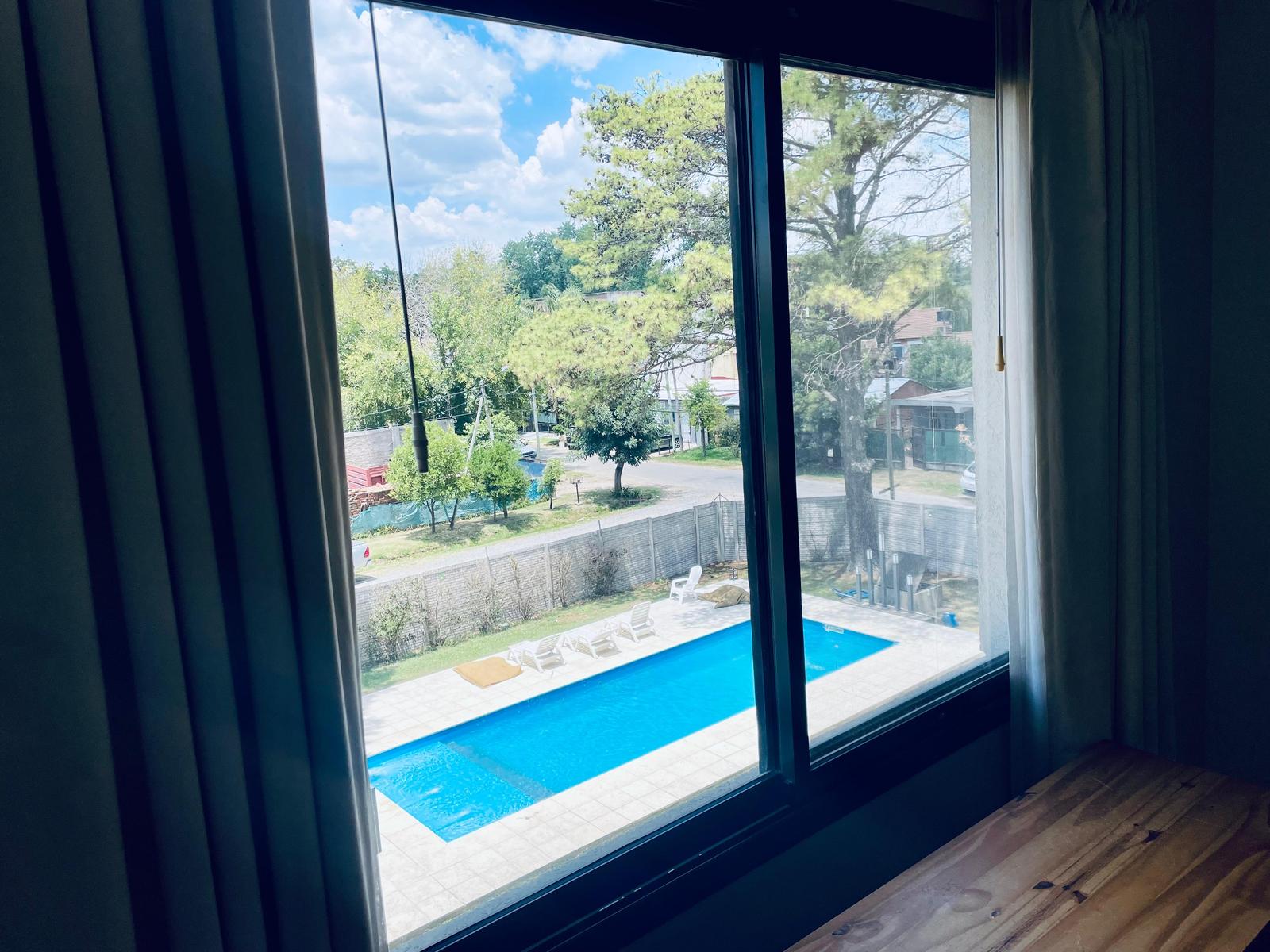 Vista a la piscina