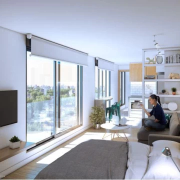 Monoambiente con terraza lavadero en Punta Carretas, Montevideo